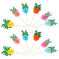 thumbnail image 2 of KAKOWELY 50 palitos decorativos de coco para cóctel, ideal para fiestas., 2 of 5