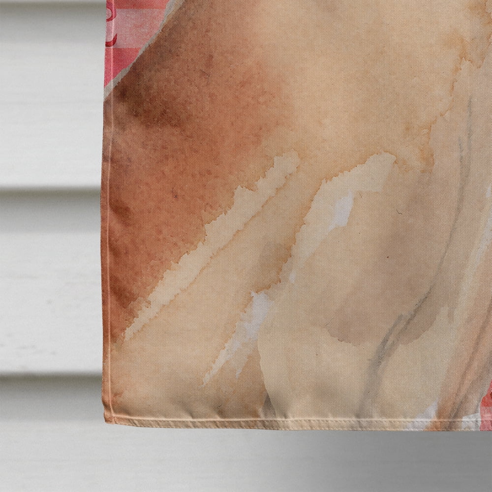 Fawn Natural Great Dane Love House Flag