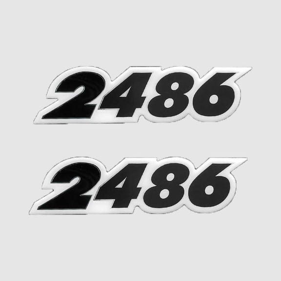 Triton Boat Raised Decals 702-0069-00 | 10 1/2 x 3 Inch Black (Pair)