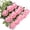 Pink, variant on Morttic 12Pcs Roses Artificial Flowers Bulk Fake Silk Black Roses Bouquet with Long Stem, Faux Roses Flowers for Wedding Home Decorations Floral Arrangement Party Table Decor (Red)