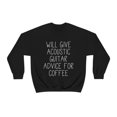 thumbnail image 1 of Acoustic Guitar Sweatshirt, Gifts, Sweater Shirt, 1 of 9