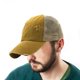 thumbnail image 5 of Malla Rasgada Algodón Lavado Cola Caballo Desgastada Con Visera Sombrero para Hombres Y Mujeres Béisbol Con Visera para El (cúrcuma) [tarifa Embalaje Agregada Énfasis en Embalaje Separado], 5 of 9