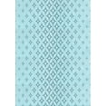 thumbnail image 1 of Ahgly Company Tapis d'Intérieur Lavables en Machine, Rectangle Bleu Électrique de Transition, 8' x 12', 1 of 7