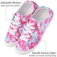 thumbnail image 5 of Women’s Canvas Sneakers – Low Top Lace-Up Fashion Shoes, Comfortable Slip-On Casual Walking Shoes for Everyday, Travel & Work, 5 of 10