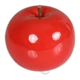 thumbnail image 3 of Figura decorativa sencilla y coleccionable con forma de manzana para mesa o escritorio. Rojo Pequeño, 3 of 9