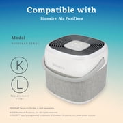 Bionaire True HEPA Sense Air Purifier for Rooms Up to 413 sq. ft with 4-in-1 Filtration & Aromatherapy, Sunrise Wake-Up Light and Red Light Sleep Support - White