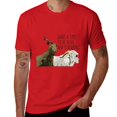 thumbnail image 1 of Nuevo, qué momento para estar vivo y cabras gritando, camisetas negras, camisetas de anime, camisetas de gran tamaño para hombres, 1 of 5