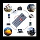 thumbnail image 2 of Panel Solar de Polisilicio de 5W 12V el Panel de Carga Impermeable PortáTil para Exteriores con Clips Puede Cargar la BateríA de 9-12V, 2 of 5