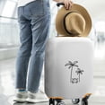 thumbnail image 2 of Stretch Luggage Cover XL(29-32in)– Elastic Travel Suitcase Protector with Handle Openings & Bottom Closure, Washable Polyester Spandex Cover for 18"-32" Suitcases, S/M/L/XL Size, 2 of 6
