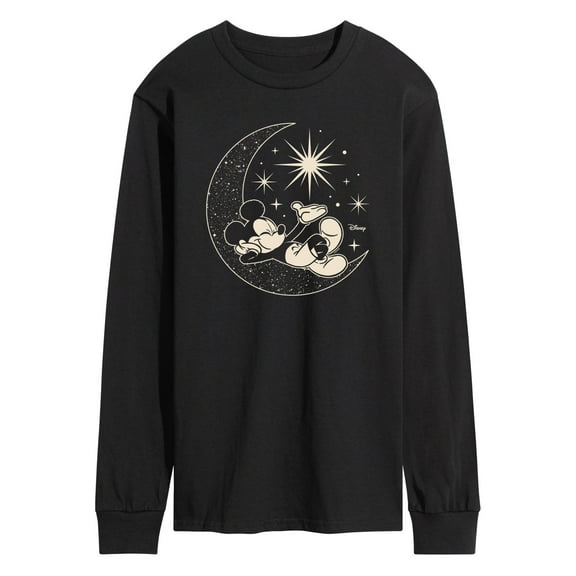Disney - Mickey On Celestial Moon - Men's Long Sleeve T-Shirt