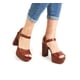 thumbnail image 4 of Sandalia Tacon de plataforma alto Mujer Flexi Piel 103703 Cafe Flexi Piel, 4 of 4