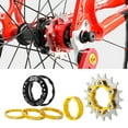 thumbnail image 2 of Ensemble de Conversion de Cassette à 1 Vitesse pour Vélo de Montagne avec Pignon Fixe pour Moyeux 7-10s Or, 2 of 9