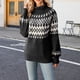 thumbnail image 1 of Puntoco Suéter Mujer Invierno Cuello Alto Manga Larga Punto Suelto Jersey Suéter Top Navidad Liquidación Puntoco Puntoco-921, 1 of 5