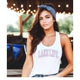 thumbnail image 4 of Trendy Lake Life Tank Top for Women and Teens Cute Pastel Summer Shirt White Tank Top X-Large, 4 of 4