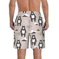 thumbnail image 3 of Kdxio Cartoon Bear Brown Pattern Mens Casual Shorts - Drawstring Summer Beach Sports Shorts for Men, 3 of 9