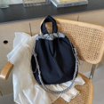 thumbnail image 3 of Bolso Hobo Lienzo Kuymtek Color Cordón para Mujer, 3 of 8