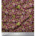 thumbnail image 1 of Soimoi Polyester Crepe Fabric Check,Heart & Camouflage Print Sewing Fabric Yard 42 Inch Wide, 1 of 1