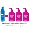 thumbnail image 2 of Desinfectante de manos X3 Clean Foaming, sin alcohol, 75 ml (paquete de 3), 2 of 7