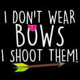 thumbnail image 3 of CafePress - I Don't Wear Bows, I Shoot Them Pajamas - Women's Dark Pajamas, 3 of 4
