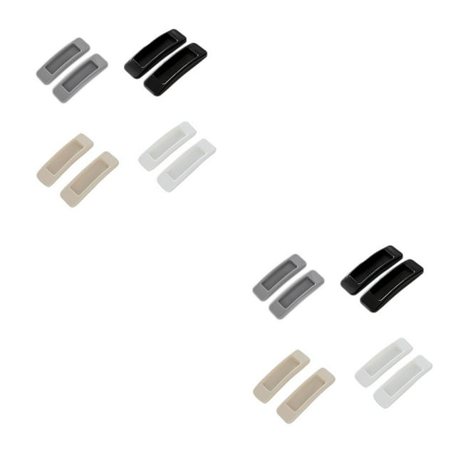 kurtrusly 4 Pairs Non-Perforated Plastic Handle Window Refrigerator 11*3cm 2Set