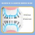 thumbnail image 2 of Kid's Electric Toothbrush Silicone Papanicolaou Training U-Shaped Teeth Brush, 2 of 5