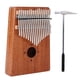 thumbnail image 1 of Piano de pulgar Kalimba instrumento musical de pulgar fácil de operar piano de 17 teclas de madera de caoba de pulgar Kalimba para rendimiento de entretenimiento Amonsee Otros, 1 of 8