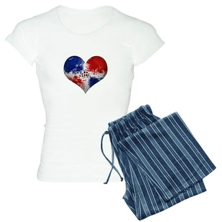 

CafePress - Dominican Heart - Women s Light Pajamas