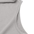 thumbnail image 4 of RYDCOT Mens Tank Top Sleeveless Hoodie Cotton T-Shirt Summer Casual Shirt Muscle Tee with Pocket Gray, 4 of 7