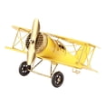 thumbnail image 1 of Metal Airplane Model, Long Service Life Wrought Iron Plane Stable Structure Delicate Vintage  For Home Decoration For Cafe Ornament For Aircraft Enthusiasts, 1 of 8