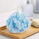 thumbnail image 5 of Bola de baño de encaje, bola de ducha, red de burbujas para baño, exfoliante de espalda para el baño (azul cielo), 5 of 5