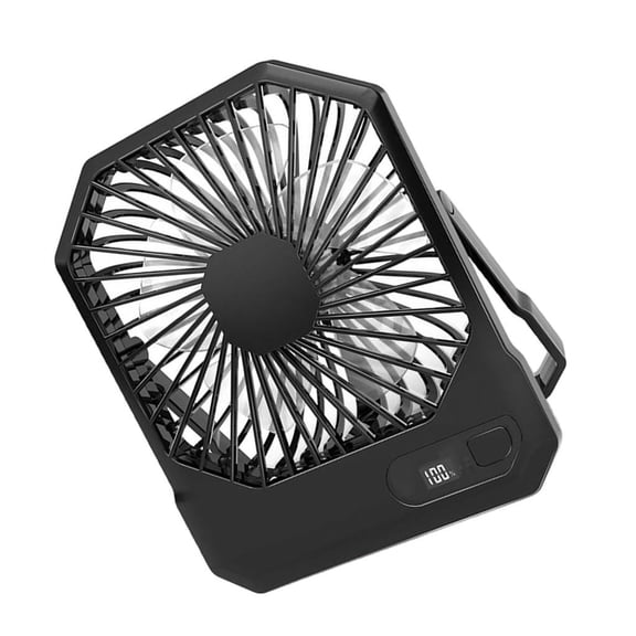 SIEYIO Desk Fan Small Fan Quiet USB Fan with Digital Display Table Fan Electric