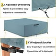 thumbnail image 3 of Outdoor Furniture Covers 500D Oxford Waterproof Patio Covers 110"x84"x28", 3 of 5