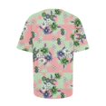thumbnail image 4 of DEELLEEO Womens Summer Short Sleeve T-Shirts Crewneck Floral Print Fit Tops Tees Blouses, 4 of 6
