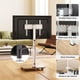 thumbnail image 3 of Soporte para TV AOKCOS Rolling Mobile Stand 32-65 pulgadas, giratorio 60°, blanco, 3 of 8