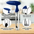 thumbnail image 2 of Zulay Kitchen Apple Corer Slicer - Apple Corer Tool Remover Stainless Steel Cupcake Corer, Dark Blue, 2 of 10