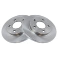 thumbnail image 2 of TRQ Rear Brake Rotors Set Solid Fits Select 2005-2009 Buick LaCrosse 2011-2013 Chevrolet Impala 2014-2016 Impala Limited 2004-2008 Pontiac Grand Prix, 2 of 5