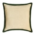 thumbnail image 3 of The HomeCentric Cushion Cover For Couch, Decorative Beige Pack of 2, 24x24 inch (60x60 cm) Cushion Covers, Jute Chevron Throw Pillows For Couch, Geometric Pattern Contemporary Style Easter - Molokhia, 3 of 3