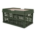 thumbnail image 1 of Folding Storage Camping Box With Wood Lid, Multifunctional Stackable Folding Organizer , Outdoor Camping Storage Case With Handles For Toys Snacks Storage Box Container, 1 of 8