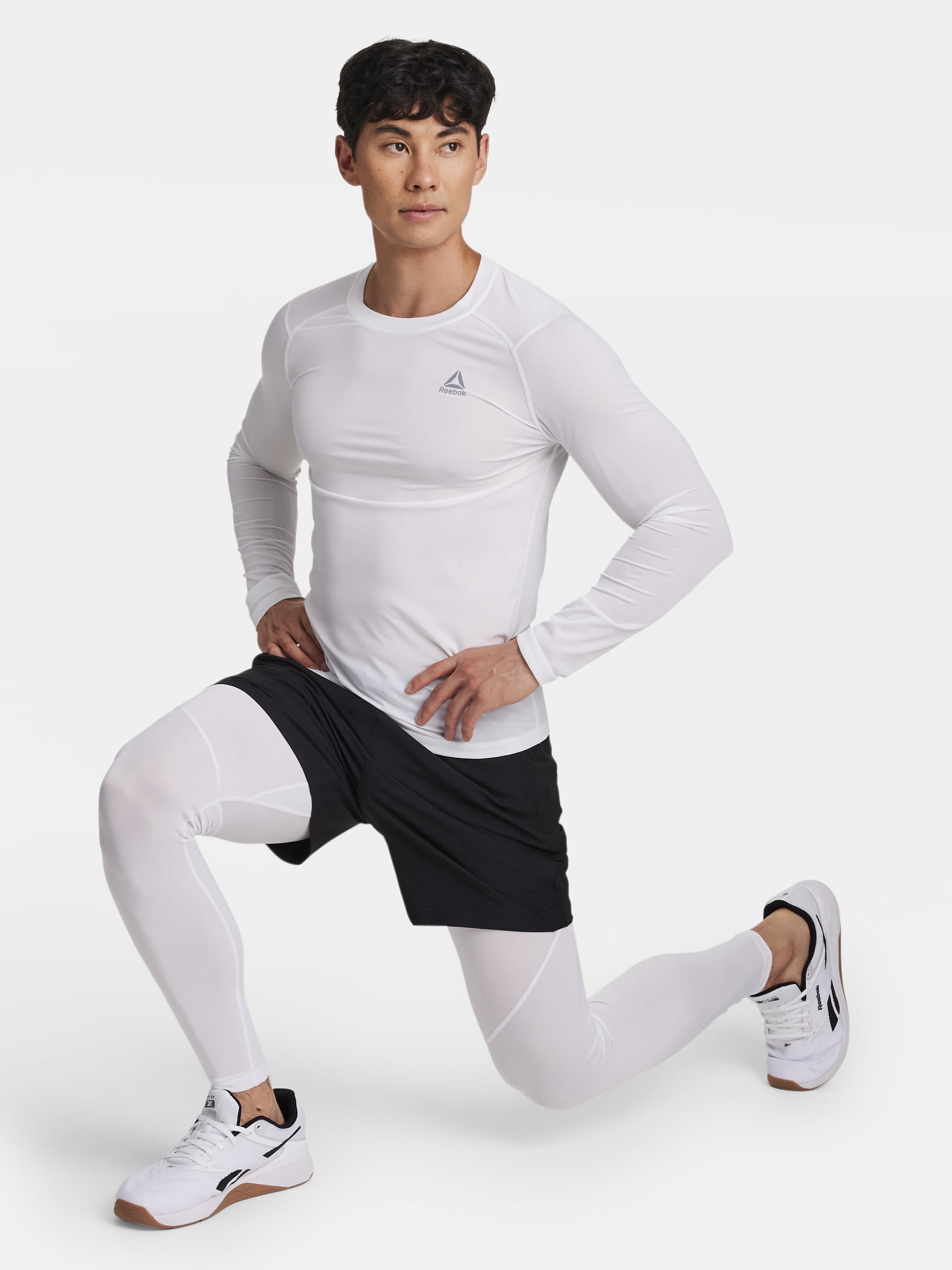 Reebok Men's and Big Men's Kinetic Compression Leggings, Sizes XS-5XL