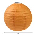 thumbnail image 2 of Linterna china redonda de papel Wdftyju 6 pulgadas naranja, 2 of 8