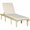 Natural Wood, variant on Spaco 4-Position Adjustable Wood Outdoor Chaise Lounge, Reclining Beach Chair with Cushion, Deck, Pool, Lawn, Sunbathing, Natural