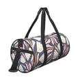 thumbnail image 3 of YFYANG Large Capacity Canvas Gym Bag for Men and Women, Floral Texture Graffiti Round Portable Travel Bags for Sports Fitness, 3 of 8