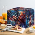 thumbnail image 4 of American Flag Daisy Toaster Cover Kitchen Small Appliance Dust Cover Toaster Cover for Standard 4 Slice Toasters Bread Maker Accessories, 4 of 7