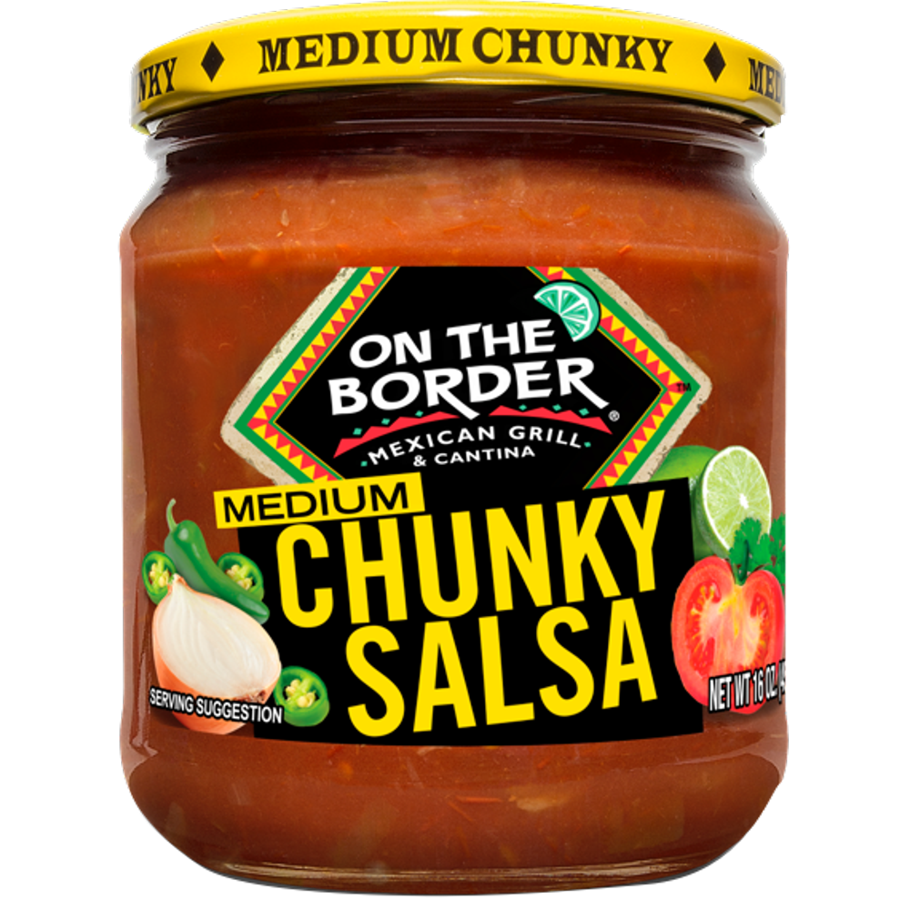 On The Border Mexican Grill & Cantina Medium Chunky Salsa, 19 Oz
