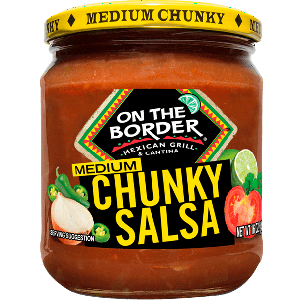 On The Border Mexican Grill & Cantina Medium Chunky Salsa, 19 Oz