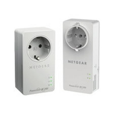 Music Extender - Netgear Powerline Music Extender 200Mbps 2-Port PassThru Adapter, White, XAUB2511 (New Open Box)