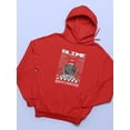 thumbnail image 3 of Planet Earth Illustration Hoodie Women -Image by Shutterstock, Female 3X-Large, 3 of 4