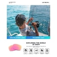 thumbnail image 2 of Gafas Deportivas RIVBOS RB831 Marco Negro/Lente Rosa Unisex, 2 of 6