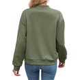 thumbnail image 6 of Wevis Autumn Zip Up Jacket for Women Long Sleeve Stand Collar Short Coat Casual Loose Fall Coat, 6 of 6