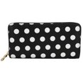 thumbnail image 1 of Monedero Para Dama Peschelle Lunares Negro, 1 of 3